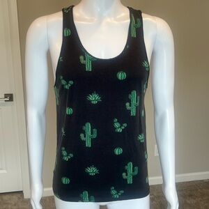 All-Over Cactus Print Tank Top